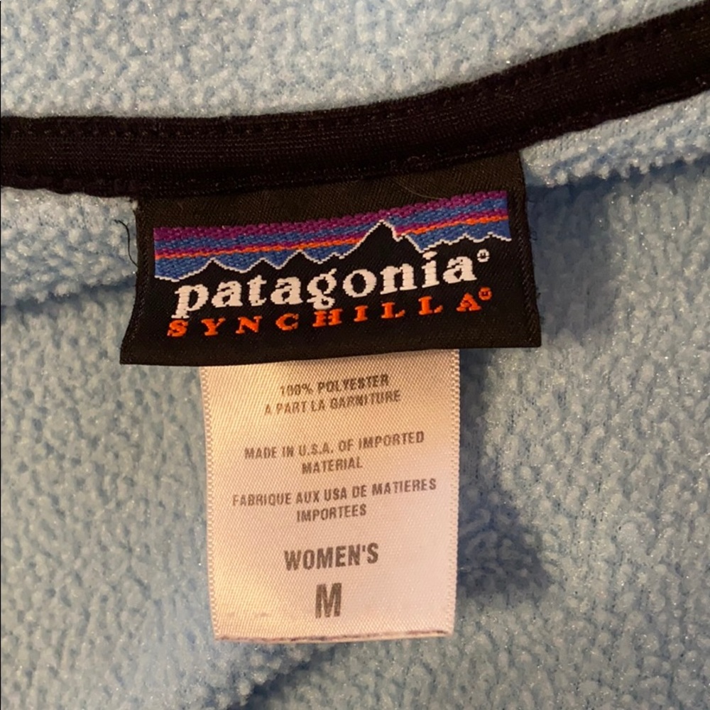 Light blue Patagonia fleece jacket - Picture 7 of 7